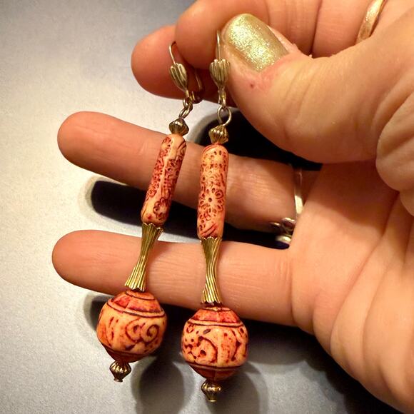 4 for $20 Sale- Handcrafted Boho Beaded Earrings - Picture 4 of 6